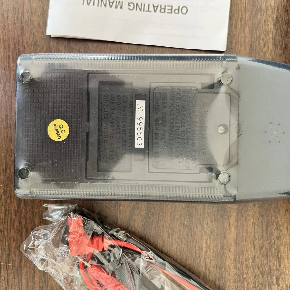 Elenco DM-3800‎ Digital Multimeter 3½-Digit 1999 Count New Sealed NOS Manual